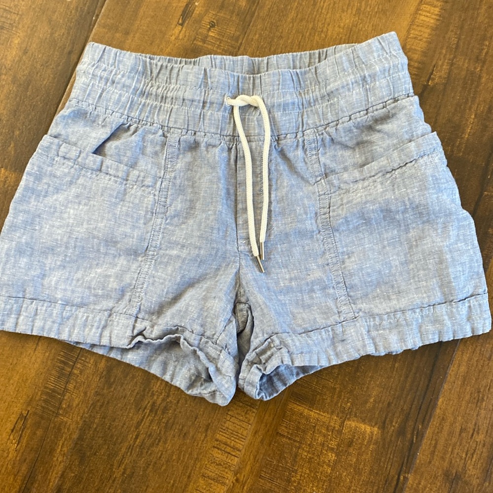 Athleta linen shorts 4